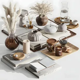 Decorative with vases 3